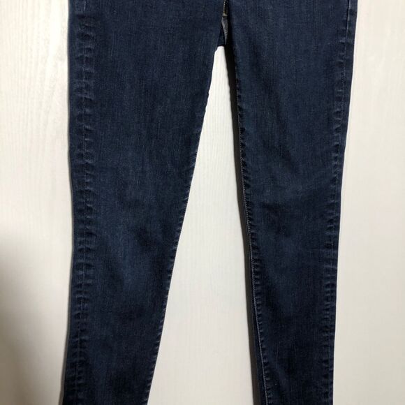 Gap Jeans Womens 29 R Blue 1969 True Skinny Dark Wash Mid Rise - Picture 3 of 9